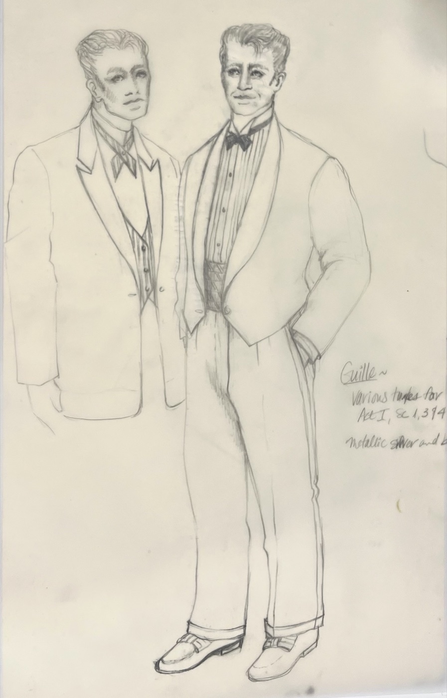 Costume rendering, Sons of Don Juan