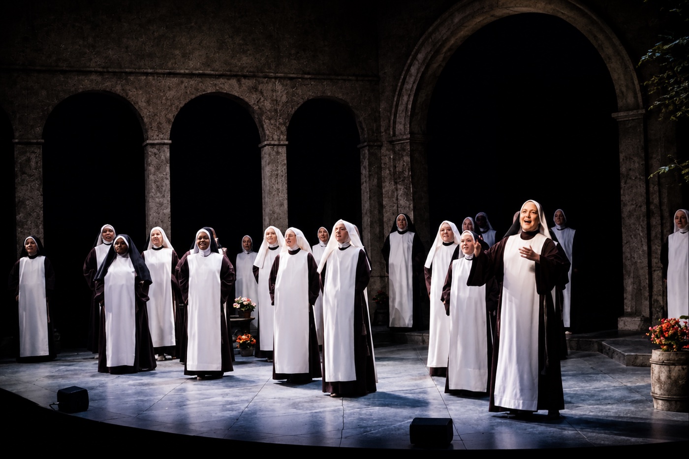 Suor Angelica with the chorus of nuns, costume design, by Laura Crow