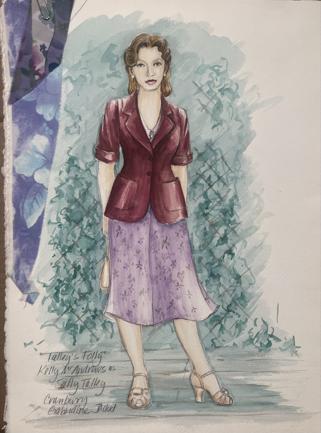 Costume rendering, Talley's Folly