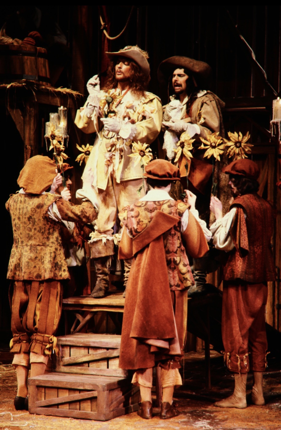 Lucentio, Ballard and servants, costume design, Taming of the Shrew