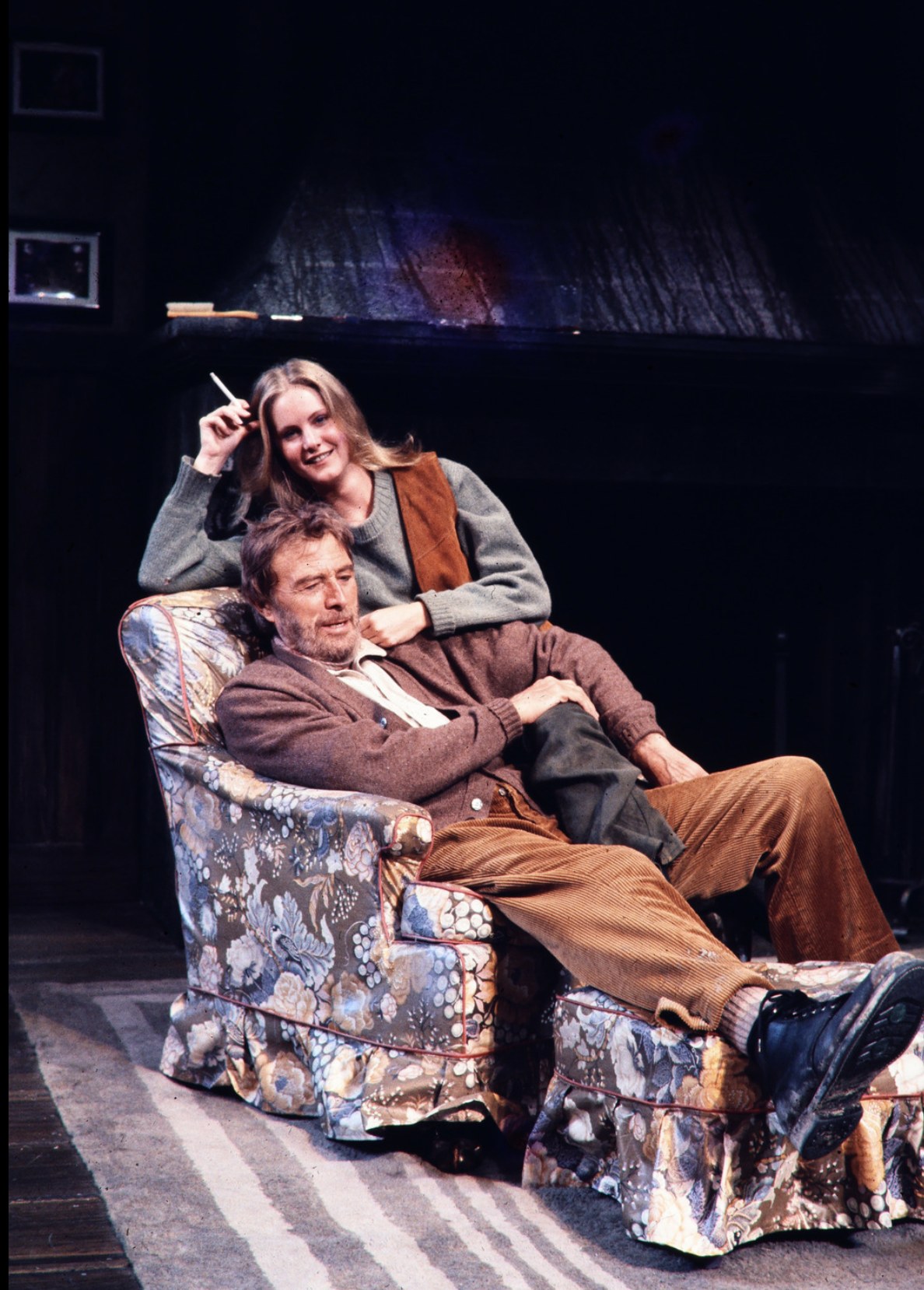 Jack Gwillim and Nancy Snyder, The Farm, Circle Repertory Theatre, costumes by Laura Crow