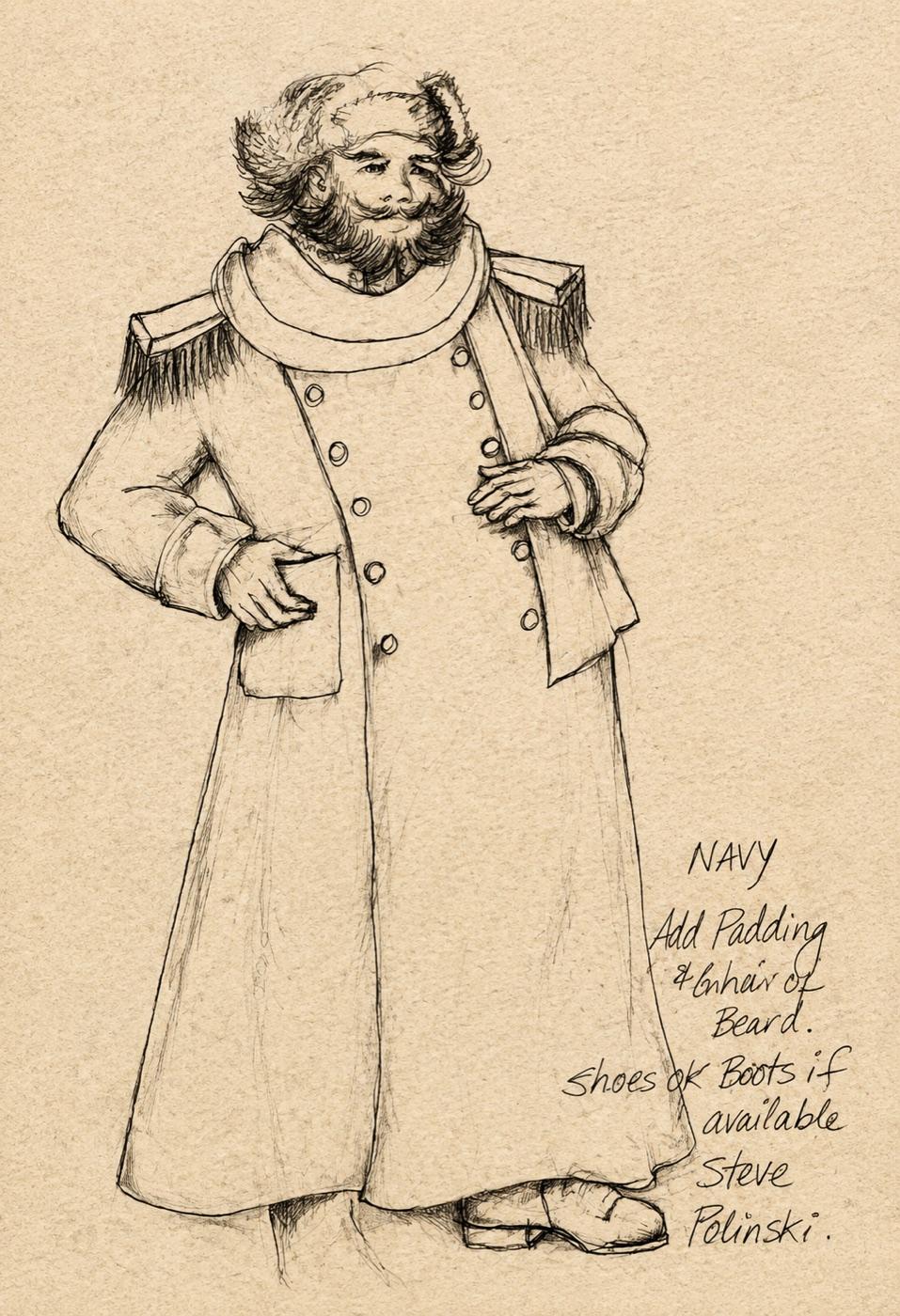 The Admiral, costume design, The Good Doctor