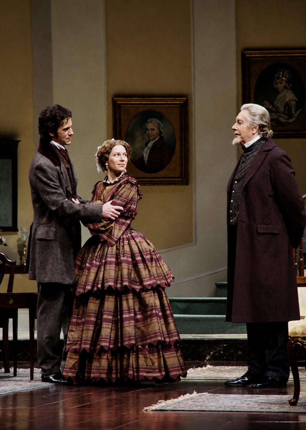 Maurice, Catherine and Dr. Sloper, costume design, The Heiress
