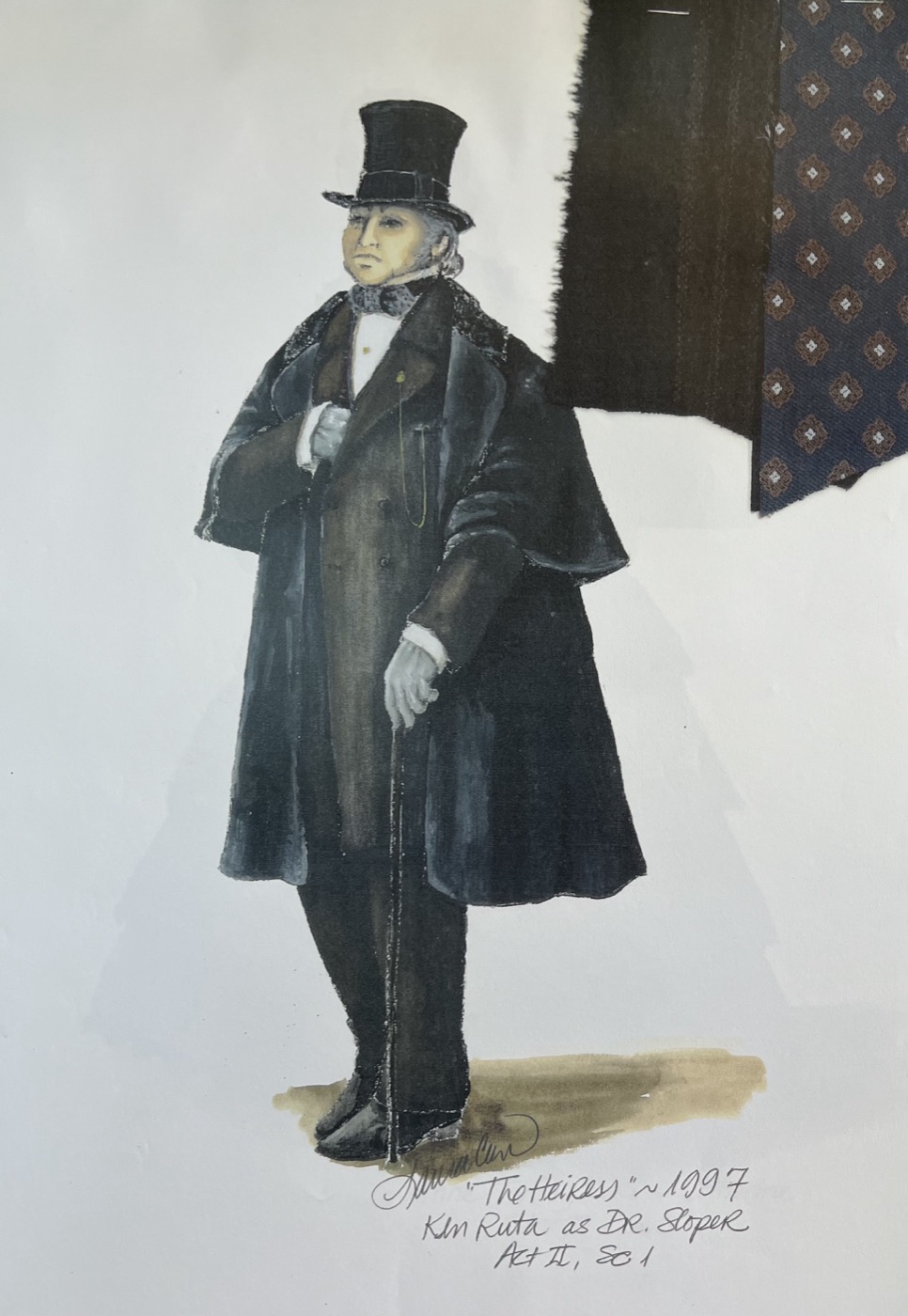 Costume rendering, The Heiress