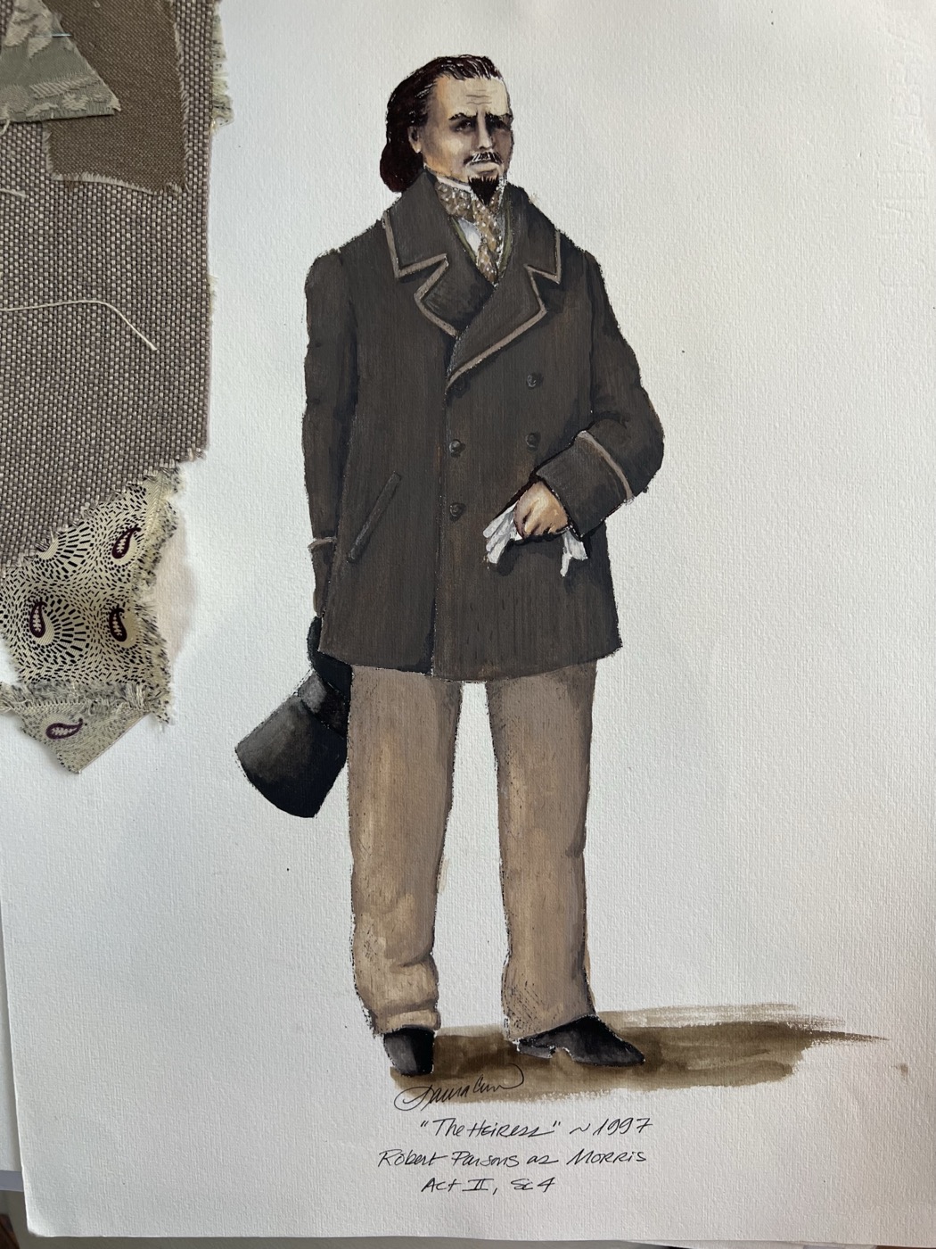 Costume rendering, The Heiress