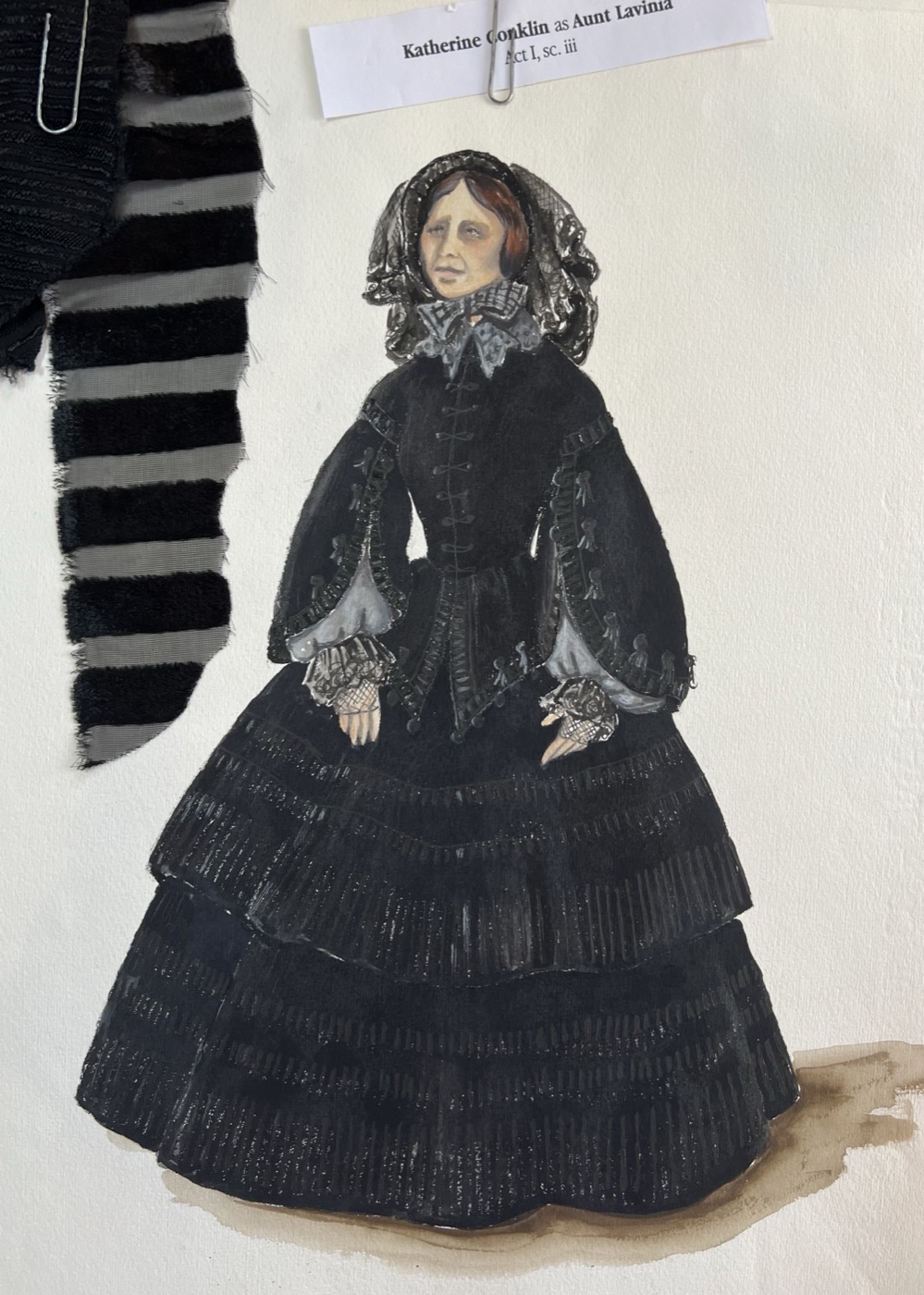 Costume rendering, The Heiress
