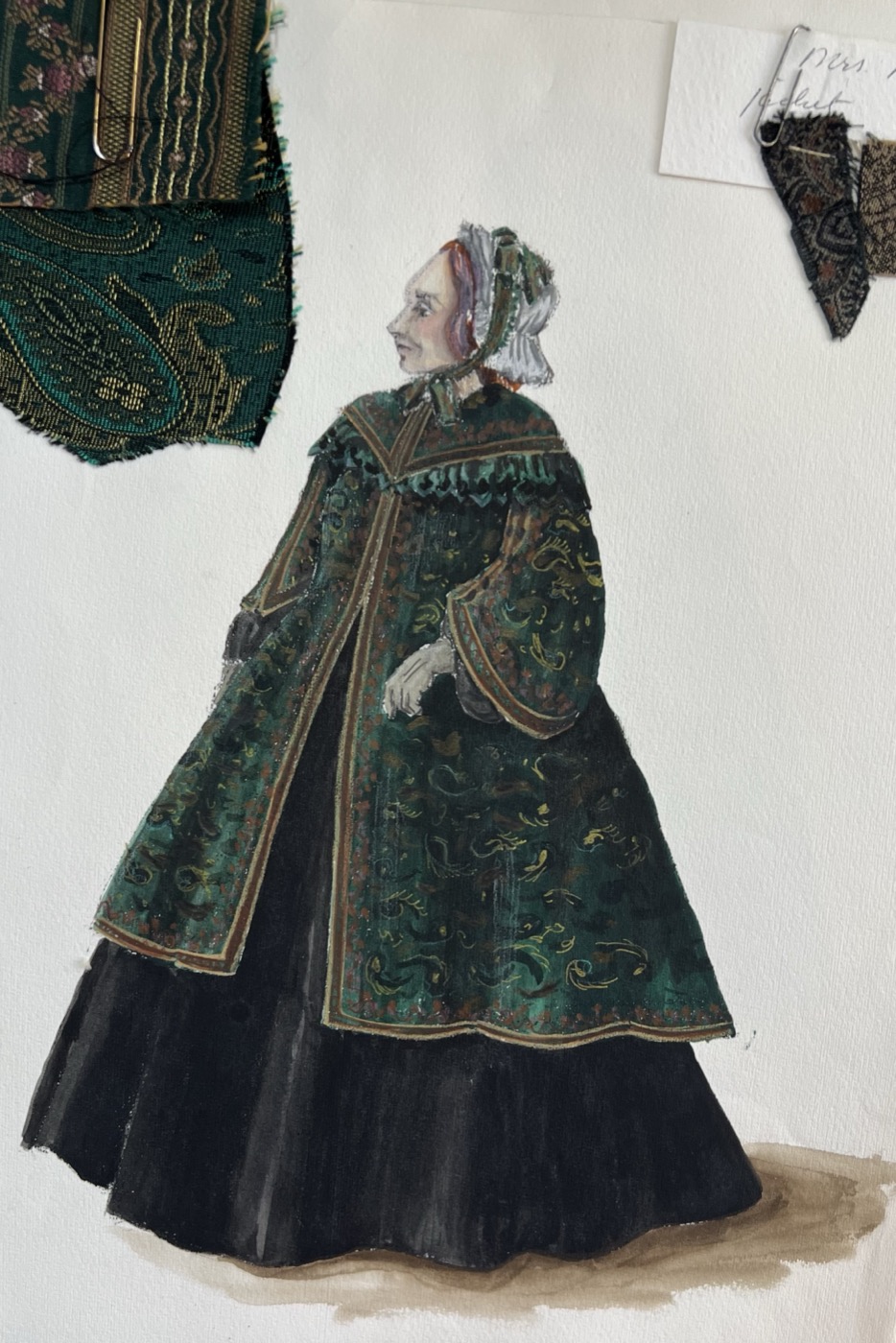 Costume rendering, The Heiress