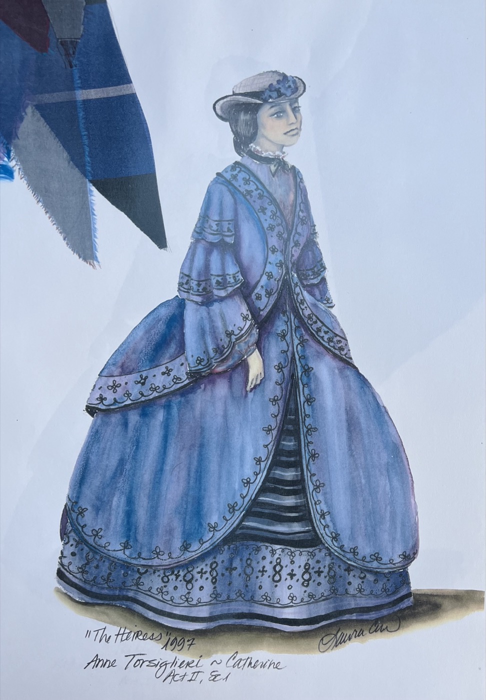 Costume rendering, The Heiress