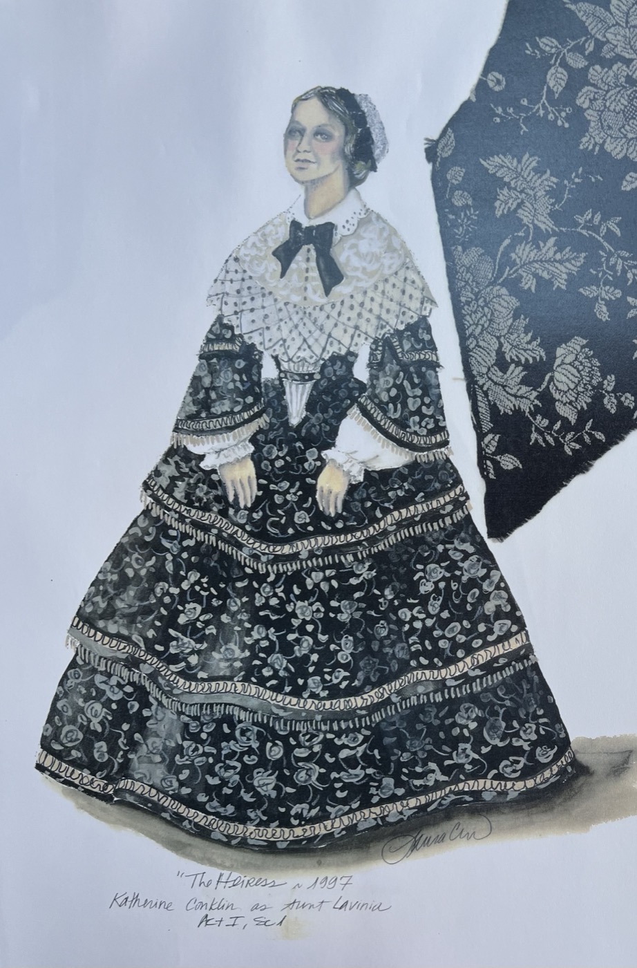 Costume rendering, The Heiress