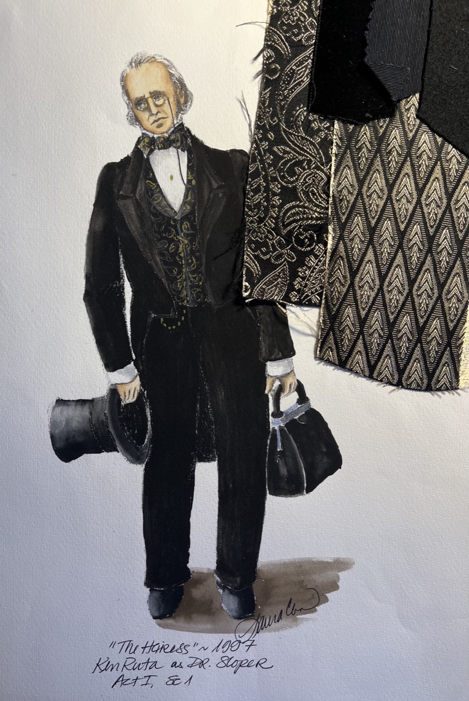 Costume rendering, The Heiress