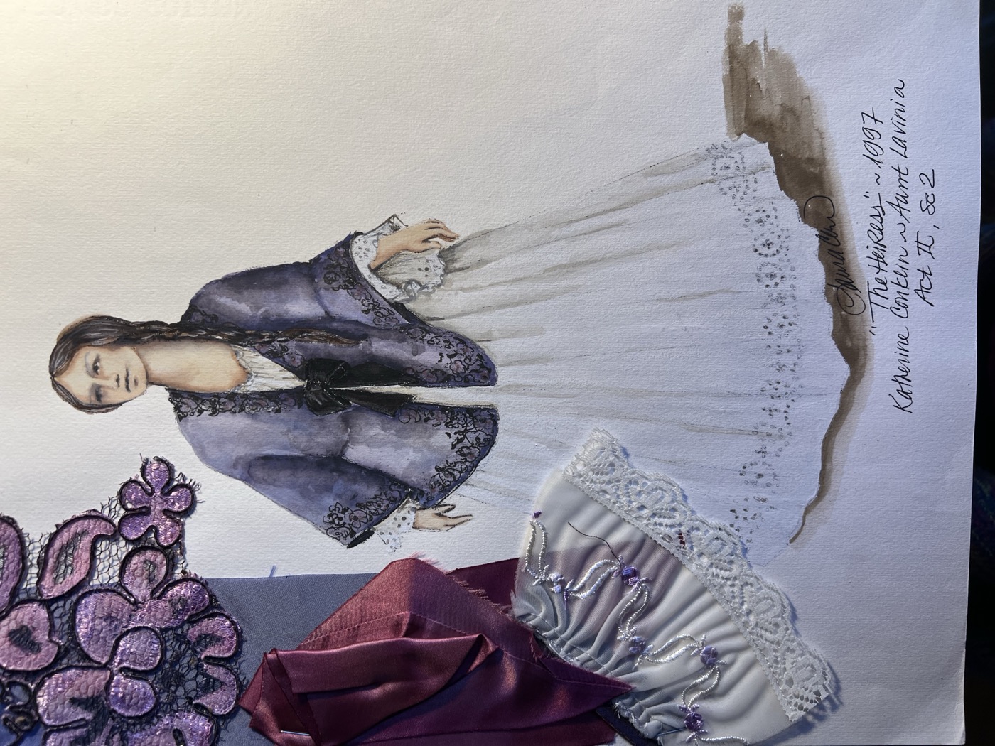 Costume rendering, The Heiress