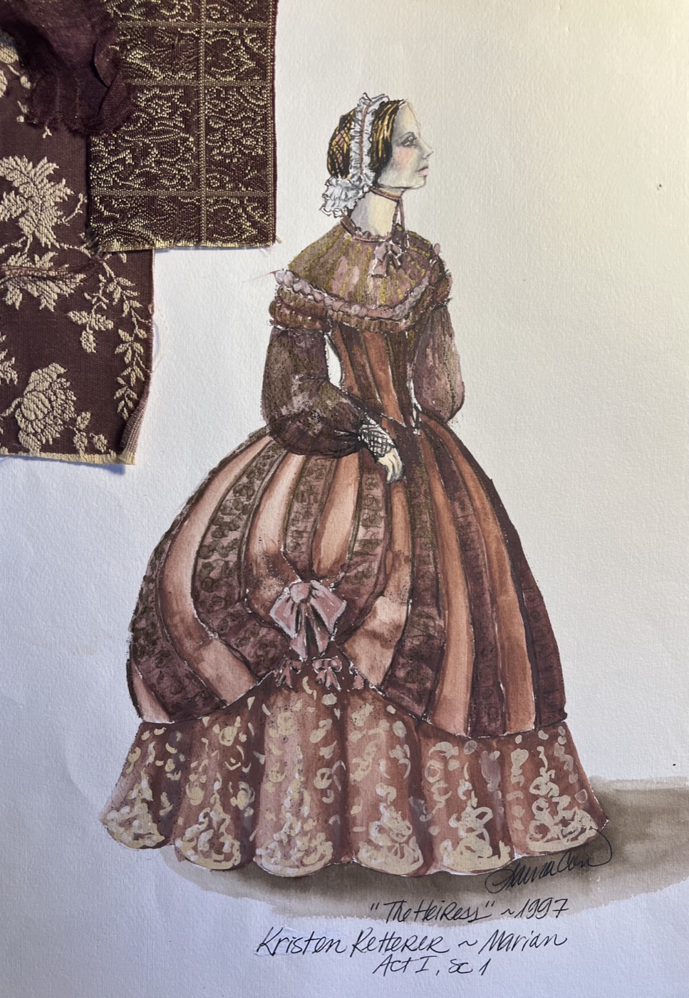Costume rendering, The Heiress