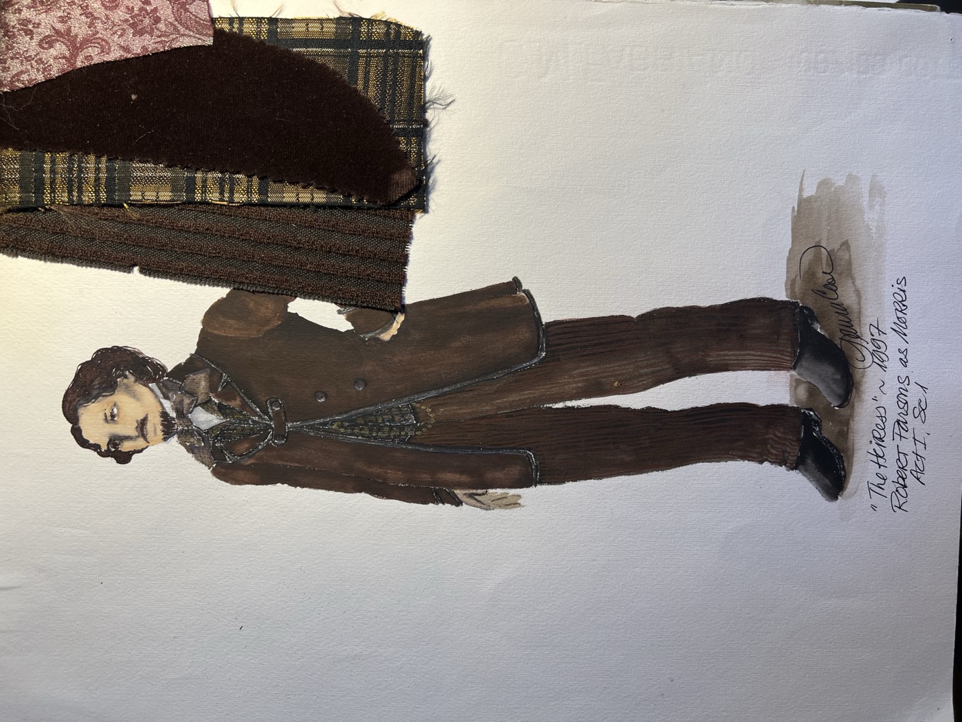 Costume rendering, The Heiress