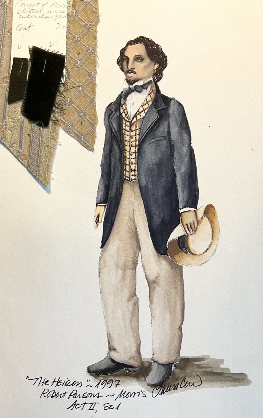 Costume rendering, The Heiress