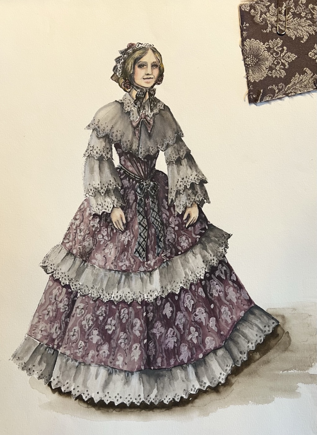 Costume rendering, The Heiress