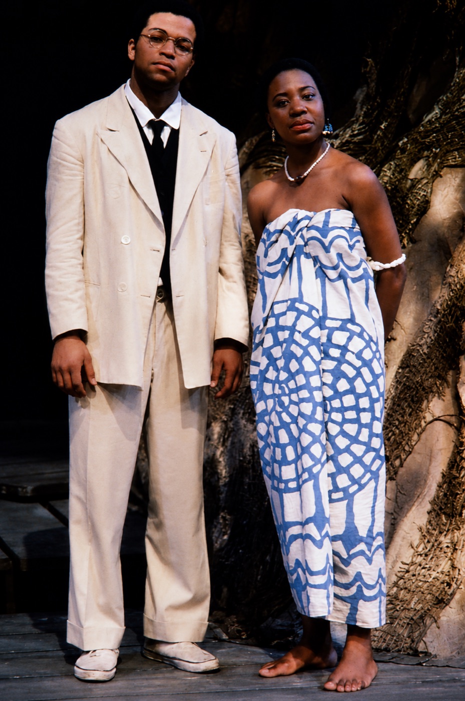 Lakunle and Sidi, costume design, The Lion and the Jewel