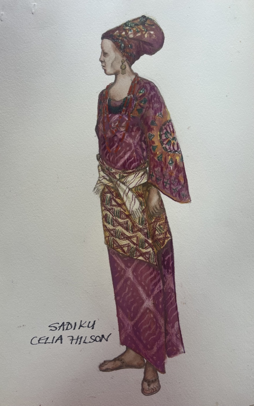 Costume rendering, The Lion and the Jewel