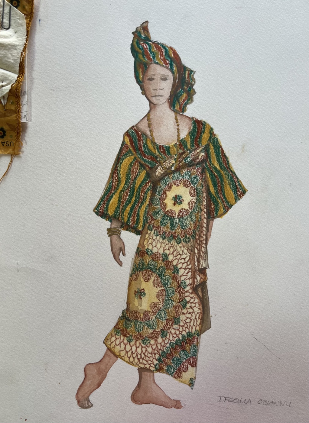 Costume rendering, The Lion and the Jewel