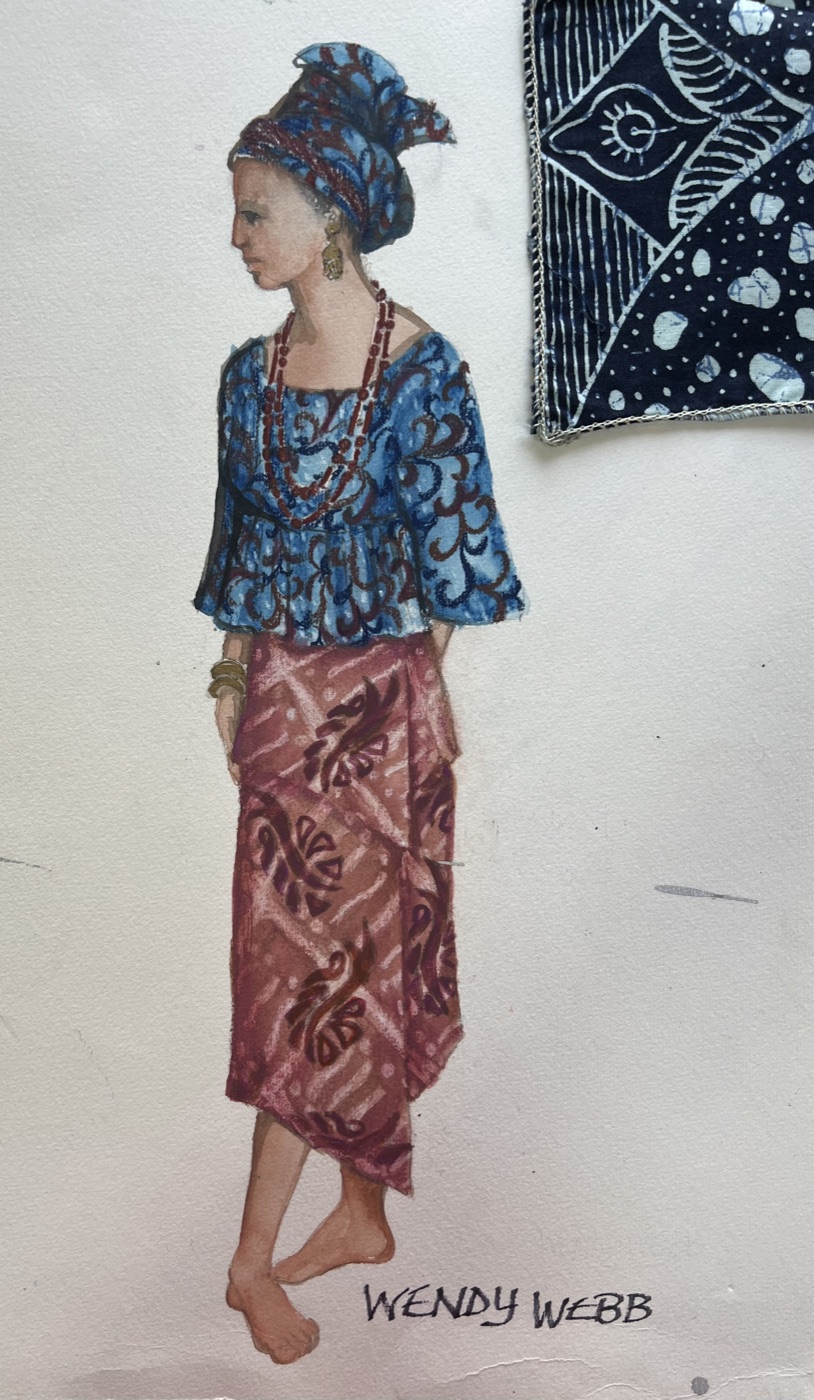 Costume rendering, The Lion and the Jewel