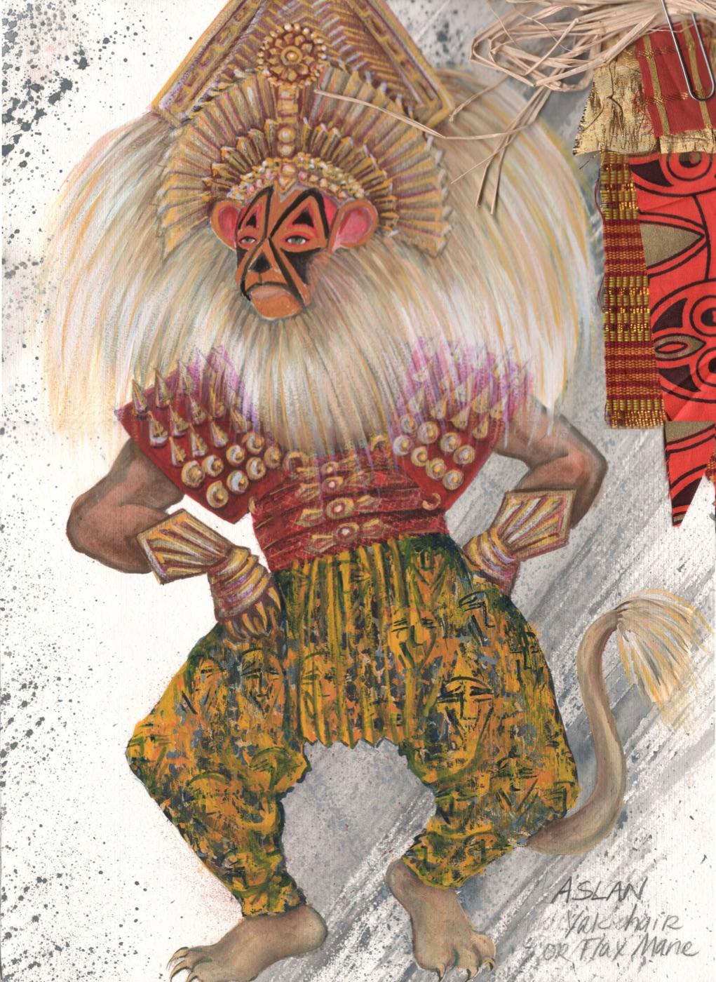 Aslan, second costume design, The Lion, the Witch and the Wardrobe