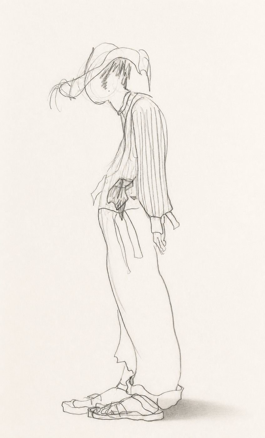 Costume sketch, The Little Foxes, Academy Festival Theatre, by Laura Crow