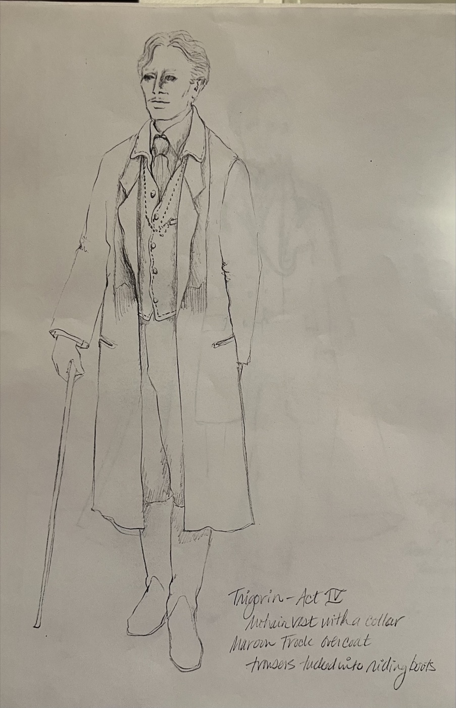 Costume rendering, The Seagull