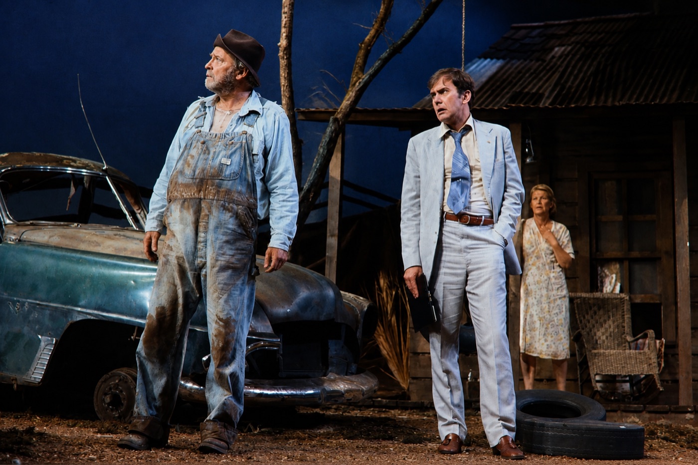 Jeeter Lester, the Government man, and Sister Bessie, costume design, Tobacco Road
