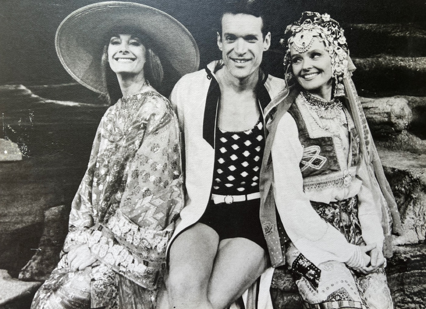 Jean Marsh, Charles Kimbrough and Katherine Houghton, production photo, Too True to be Good