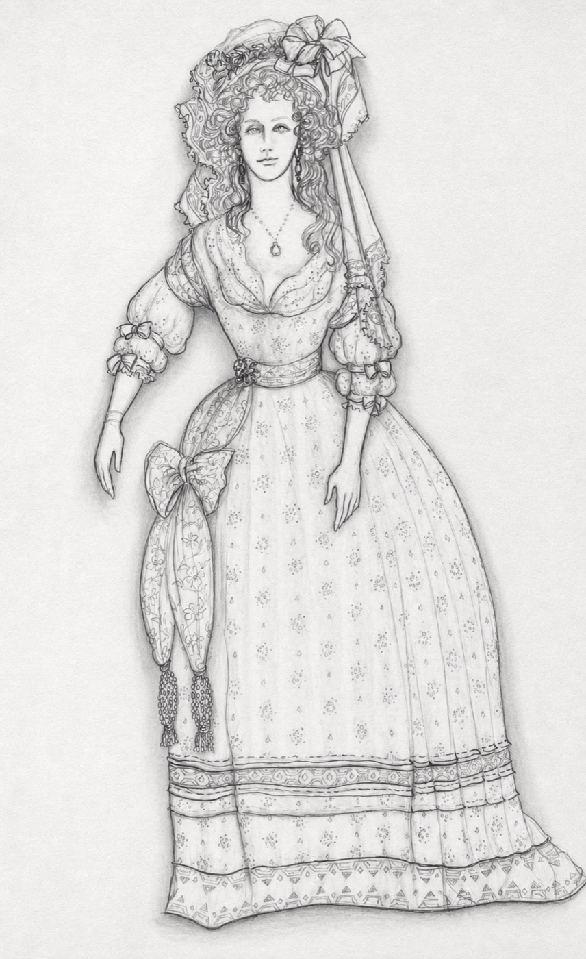 Olivia, costume design, Twelfth Night
