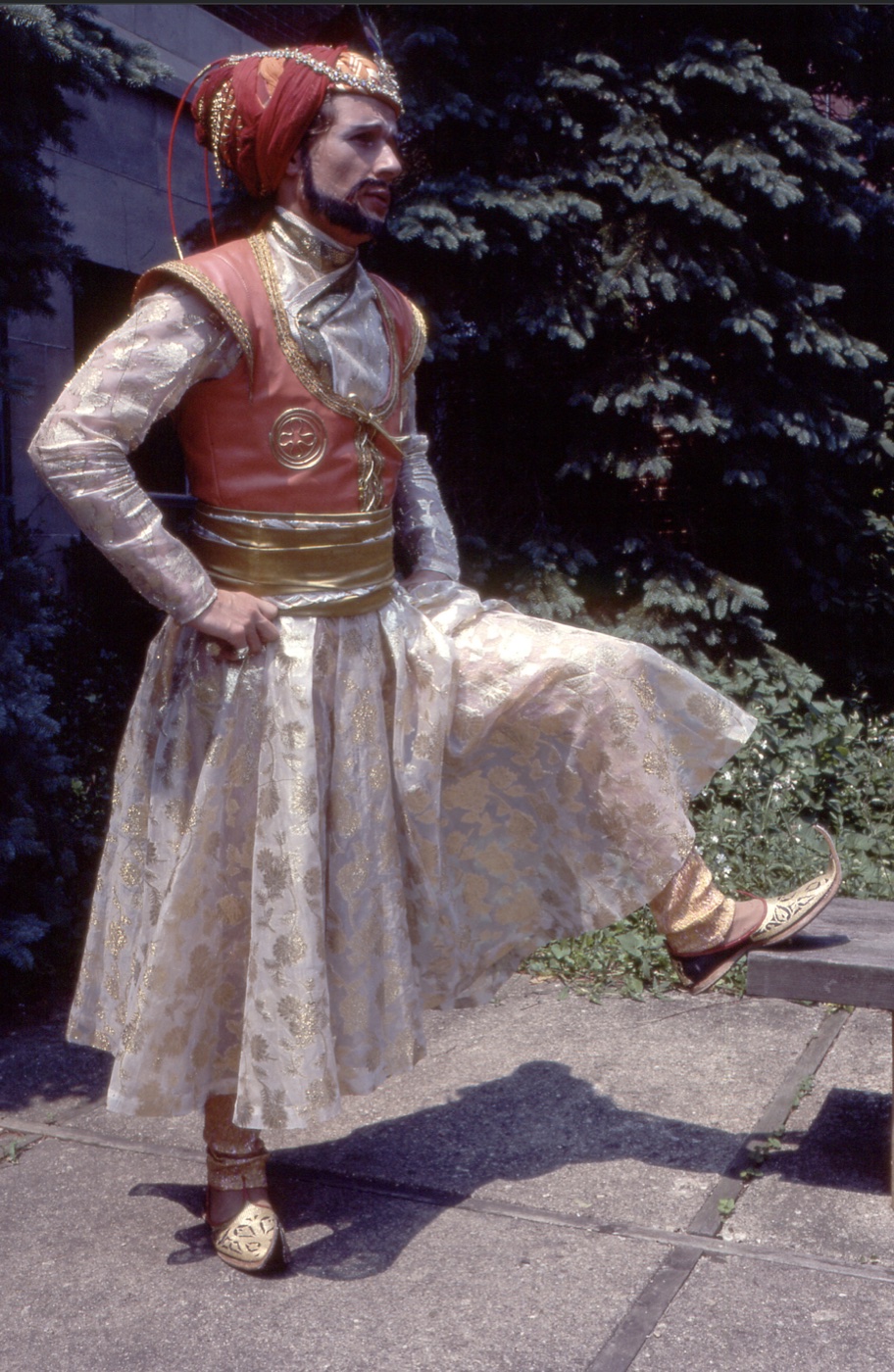 Duke Orsino, production photo, Twelfth Night, Academy Festival Theatre, costumes by Laura Crow