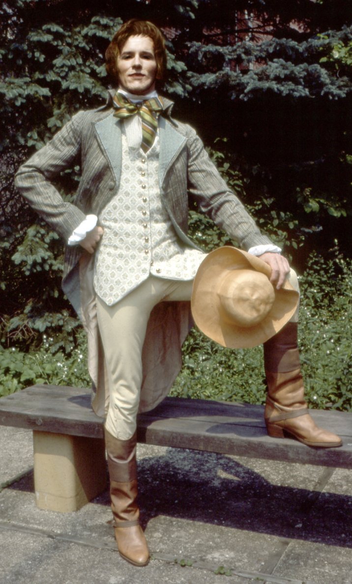 Sebastian, production photo, Twelfth Night, Academy Festival Theatre, costumes by Laura Crow