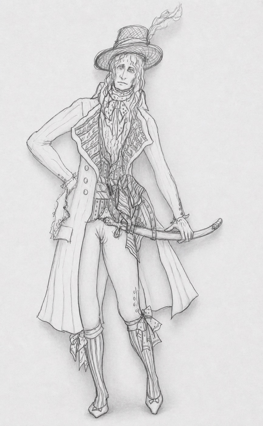 Sir Andrew Aguecheek, costume design, Twelfth Night